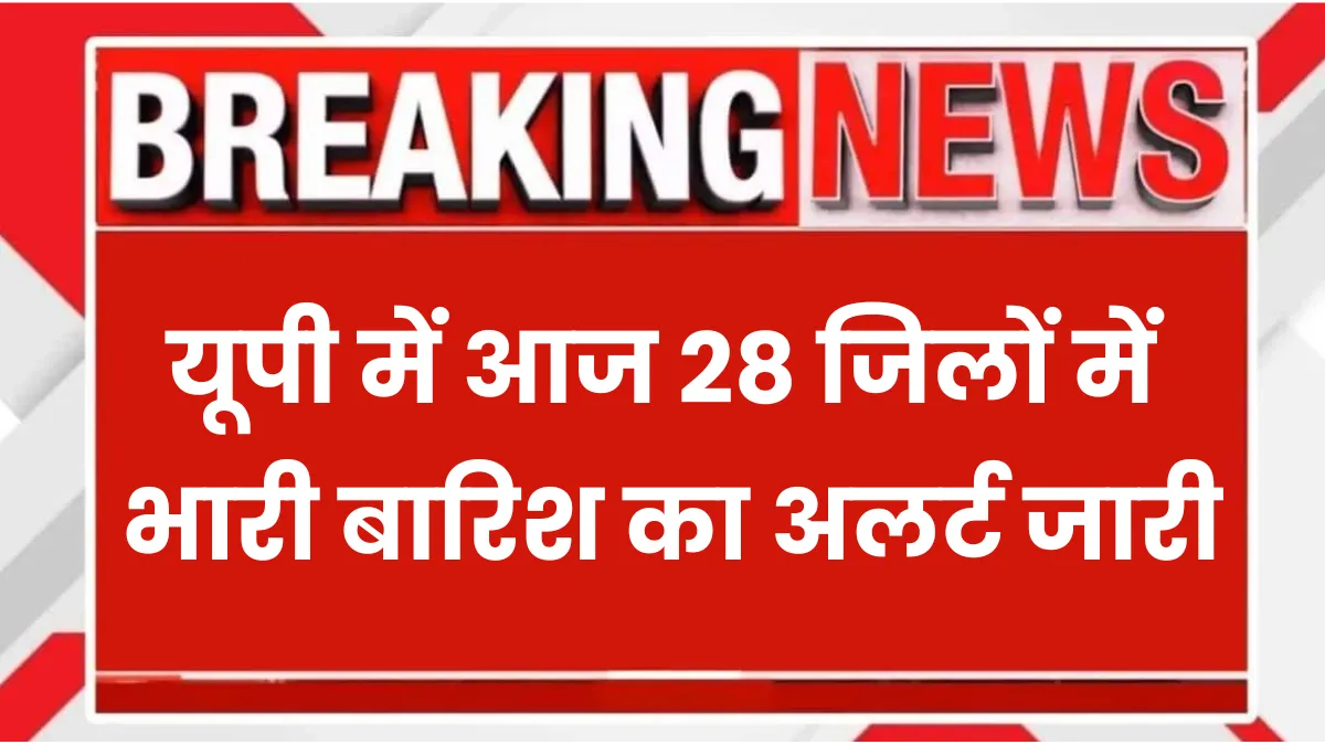 UP Rain Alert 28 dISTRIC